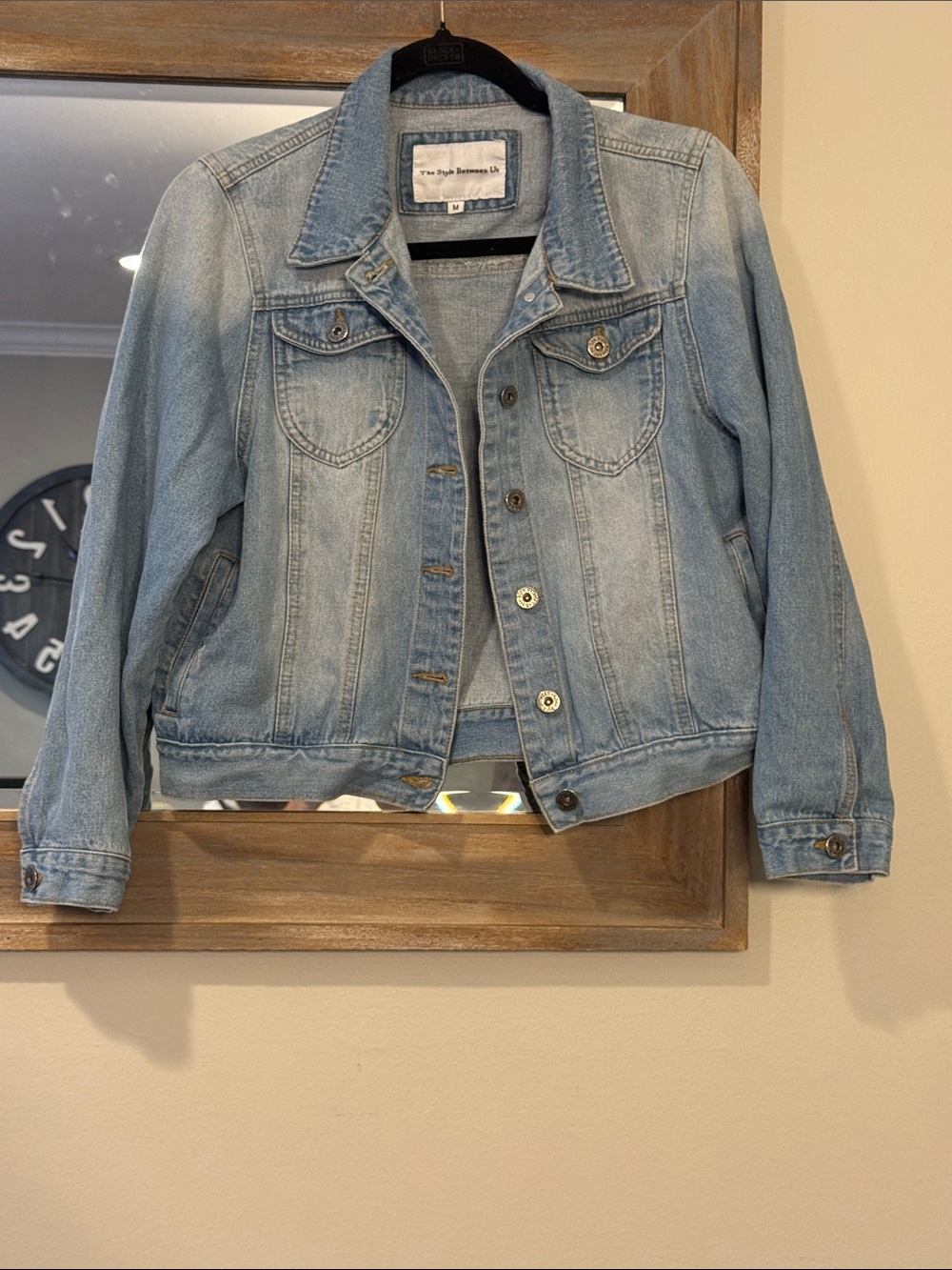 Light Blue Denim Trucker Jacket by The Style Lounge